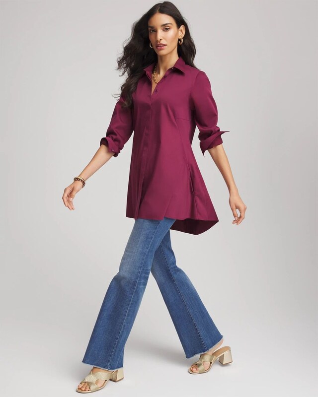No Iron Pocketed Tunic - image 2